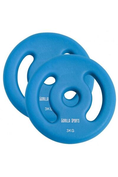 Gorilla Sports Set de discuri de haltere din neopren 2 - 10 kg