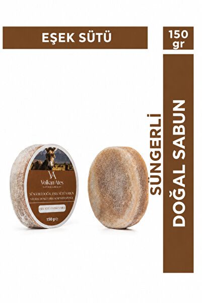 Eşek Sütü Süngerli Doğal Sabun 150 gr