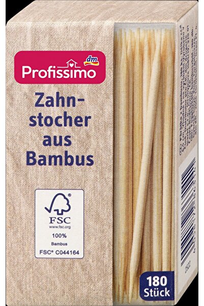 profissimo Scobitori din bambus, 180 buc - Accesorii petreceri