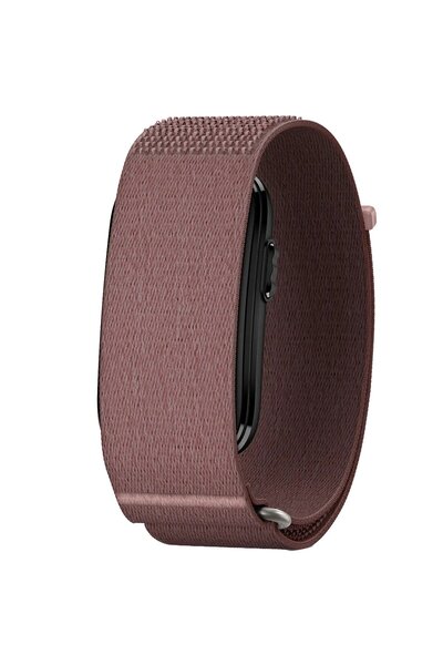 CaseOnn Garmin CIRQA Akıllı Bileklik ile Uyumlu Kordon Elite Kumaş Kayış Mauve
