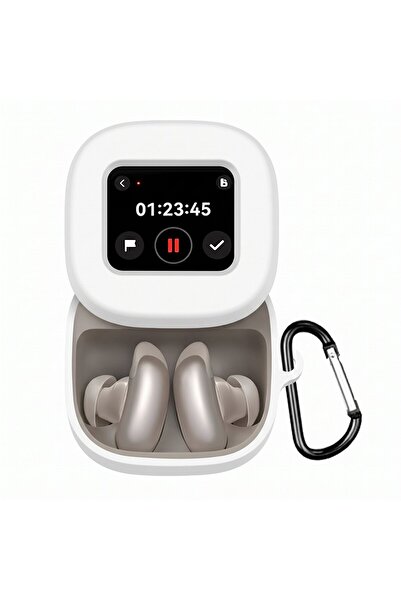 CaseOnn Ankr Soundcore Liberty 5 Pro Max ile Uyumlu Kılıf Askı Aparatlı Mat S...