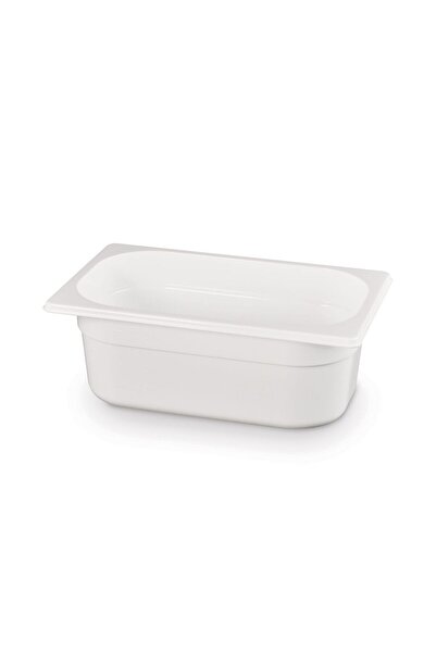 HENDI Tavă gastronom GN 1/4, 2,8 L, alb, 265 x 162 x 100 mm