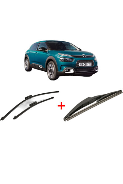 Bosch Σετ 3 υαλοκαθαριστήρων CITROEN C4 CACTUS Van (0B_, 0P_) 2019, για παρμπ...