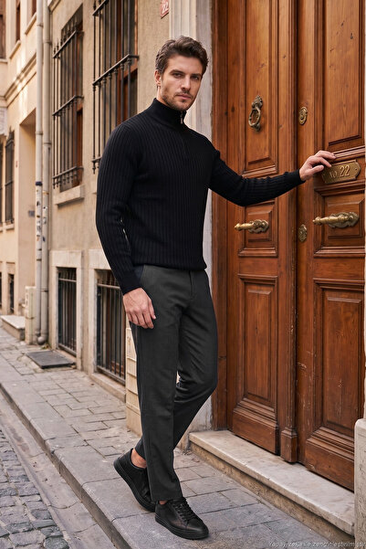 Buratti Normal Bel Regular Fit Düz Paça Pantolon Erkek PANTOLON 6843702
