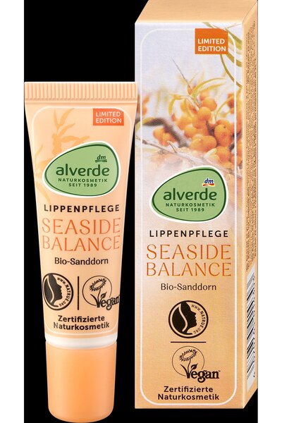 OEM alverde NATURKOSMETIK Balsam de buze cu cătină Seaside Balance, 10 ml