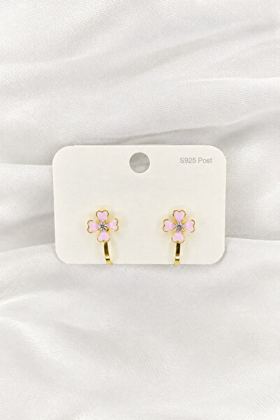 ÖZÇTAKI Steel Children's Earrings - Clip-On (Non-Pierced) - Flower Model - fo...