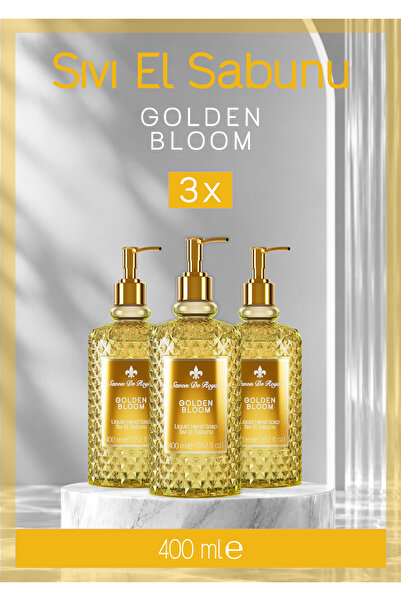 Savon De Royal Bloom Serisi Golden Sıvı Sabun 3 x 400 ml