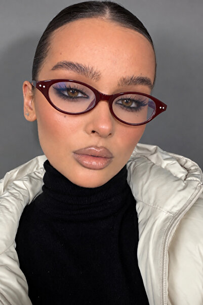 Goldmine Women's Blueblock Noir Oval Blue Light Protection Glasses Screen Gla...