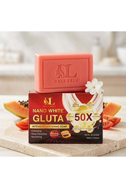 Deli Skin Nano White Gluta Intensive Whitening Soap (90g)