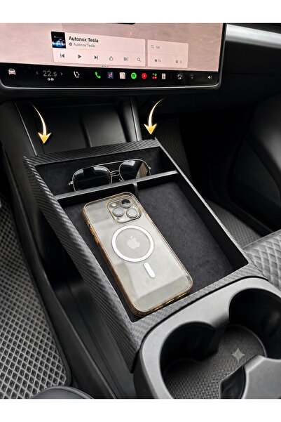 Moonrider Tesla Model Y Juniper Standart Orta Konsol Organizer Yüksek Dayanık...