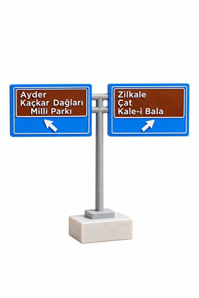 Karadeniz Temalı 3D Baskı Minyatür Yol Tabelası Masaüstü Dekor Hediyelik ️