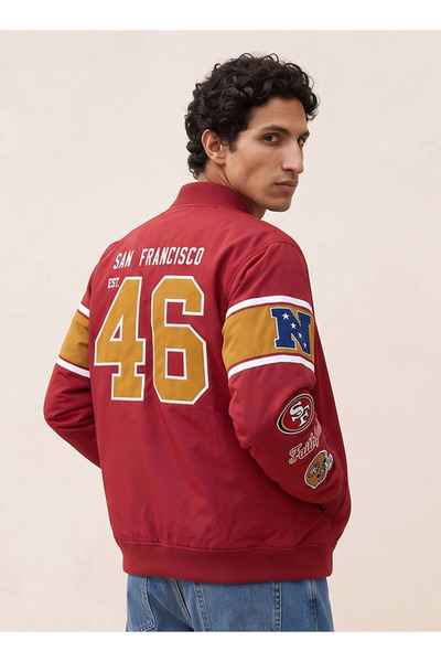 SP Characters San Francisco Varsity Jacket with Button Closure