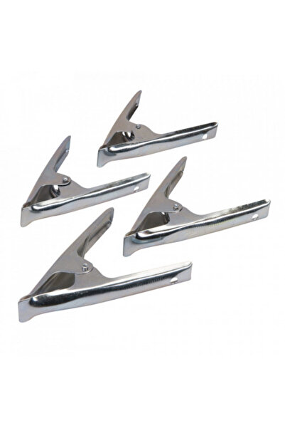 Silverline Set de 4 cleme pentru ancorarea prelatelor, foliilor, 160 mm