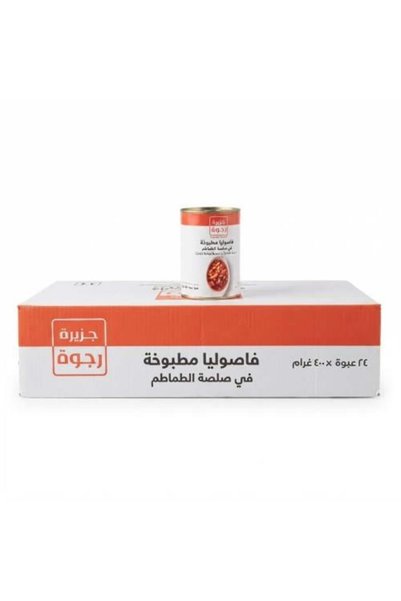 Rajwahisland فاصوليا مطبوخة بصلصة الطماطم من جزيرة راجوا في علب كرتونية (24 ع...