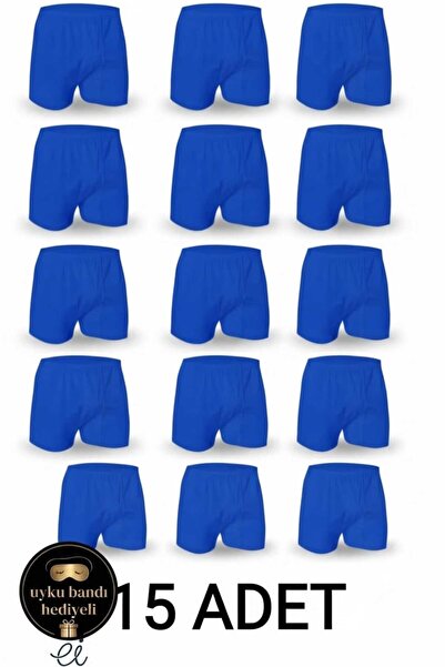 Seher Yıldızı Pack of 15 100% Cotton Comfortable Fit Men's Long Boxer Briefs ...