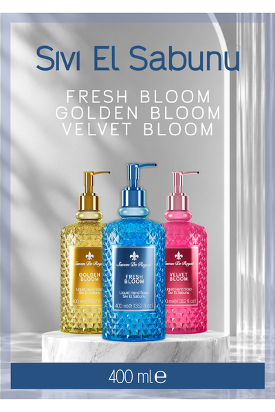 Savon De Royal Bloom Serisi Karma Sıvı Sabun 3 x 400 ml