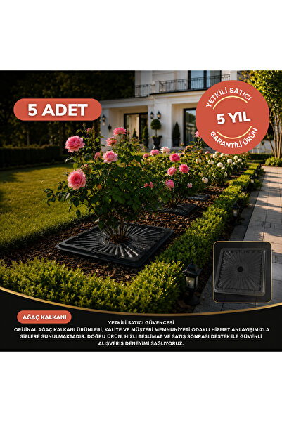 sengenegel Ağaç Kalkanı - 5'li Paket Fiziksel Koruyucu ve Akıllı Ağaç Kökü Koruma Aparatı⁠
