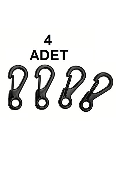 bga shopping EDC Mini crni karabiner / klip za torbu i ključeve, višenamenski...