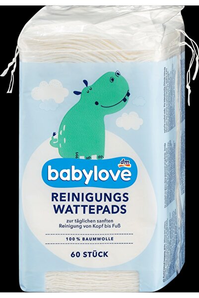 Babylove Dischete de curățare din vată, 60 buc - Accesorii îngrijire bebeluș