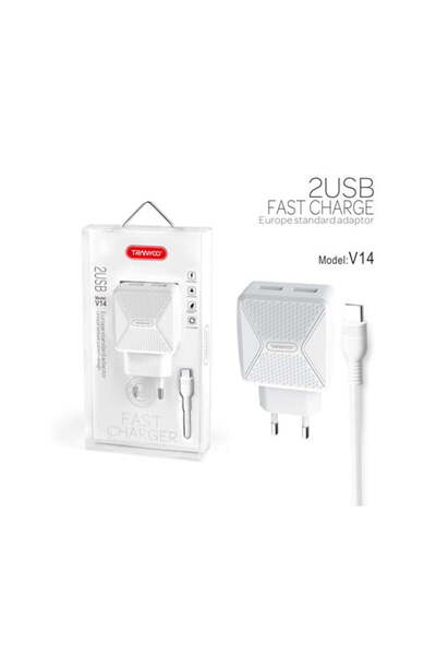 OEM TRANYOO 5V γρήγορος φορτιστής 2USB 2.4A V14 – Fast charger