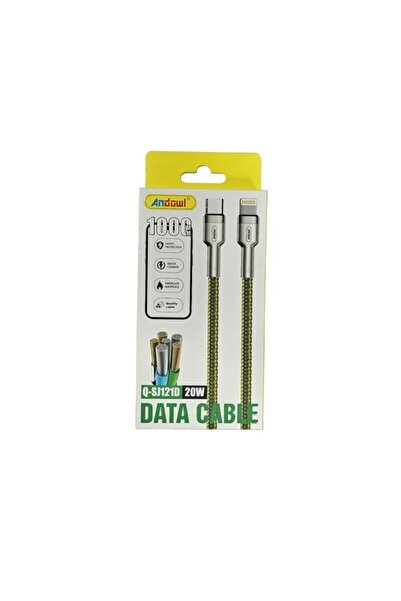 OEM Andowl Καλώδιο δεδομένων Type-C σε Lighting 20W Q-SJ121D - Data Cable
