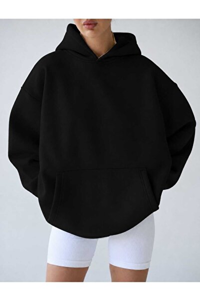 BENROMA 3 Yarn Combed Cotton Hooded Sweatshirt Lr5