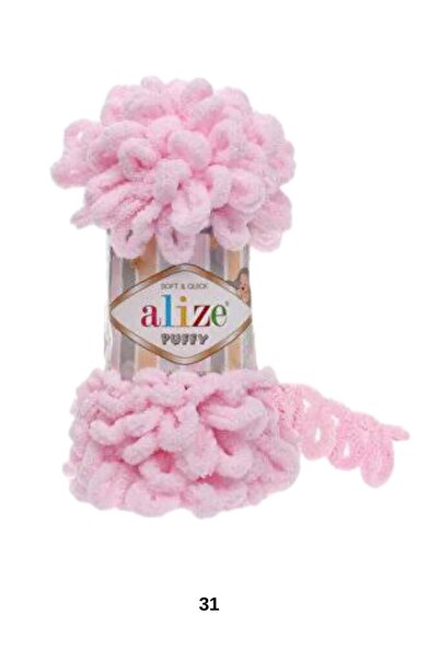 hobi dünyası evim 1 Piece Alize Puffy Hand Knitting Yarn Hand Knitted Heart P...
