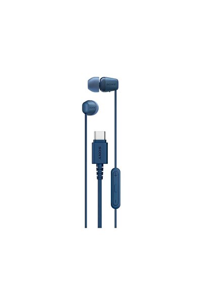 Sony IER-EX15CL Usb-C Kablolu Silikonlu Kulak İçi Kulaklık - Mavi