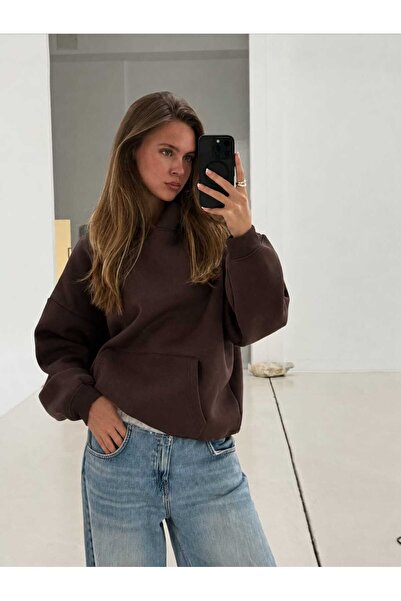 BENROMA 3 Yarn Combed Cotton Hooded Sweatshirt Lq5