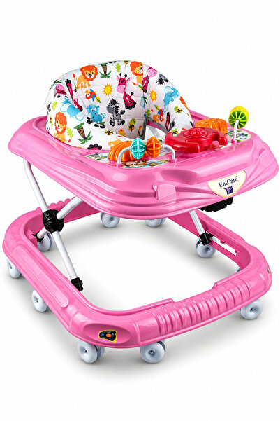 Baby Home Lüks Oyuncaklı Müzikli Ve Işıklı Yürüteç 3 Kademeli Bebek Yürüteci