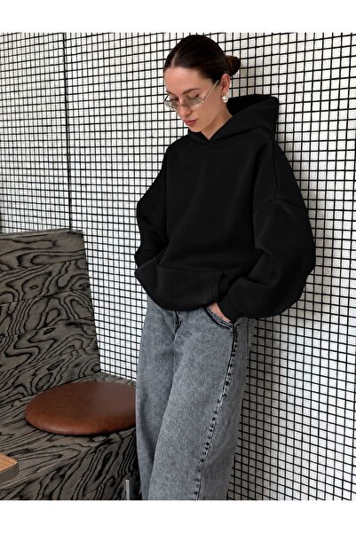 BENROMA 3 Yarn Combed Cotton Hooded Sweatshirt Lq3