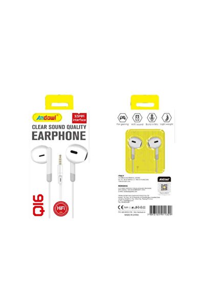 OEM Andowl Ενσύρματα Ακουστικά με AUX 3.5mm Q16 - Earphone