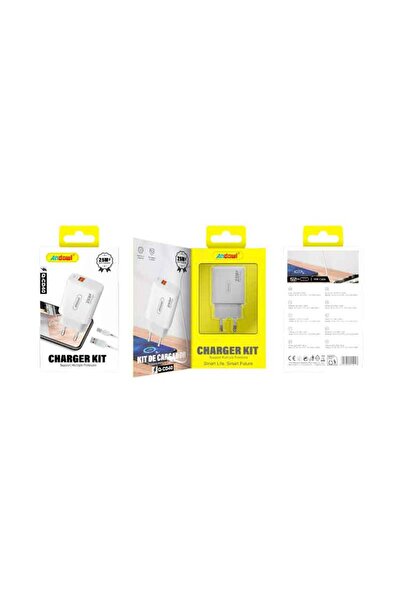 OEM Andowl Φορτιστής κινητού με καλώδιο Type-C Q-CD40 -Mobile charger with Ty...