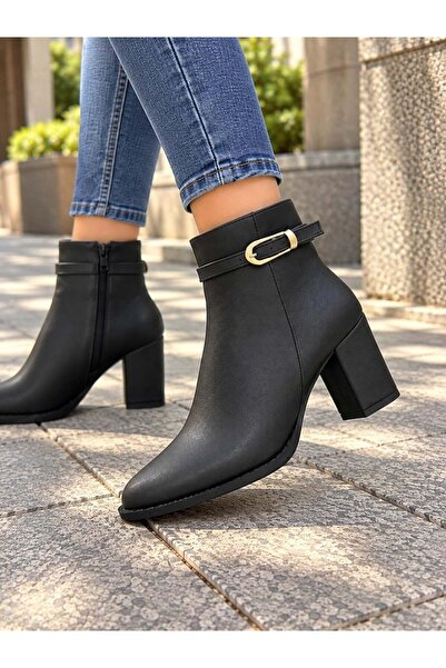 asmi shoes Γυναικείες μπότες Silva μαύρες δερμάτινες με φερμουάρ στο πλάι και...