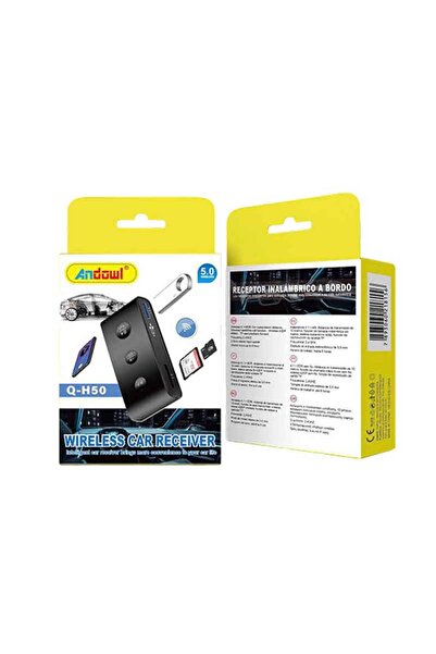 OEM Andowl Ασύρματος Δέκτης Αυτοκινήτου Q-H50 Bluetooth– Wireless Car Receiver