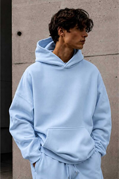 BENROMA 3 Yarn Combed Cotton Hooded Sweatshirt Lr1