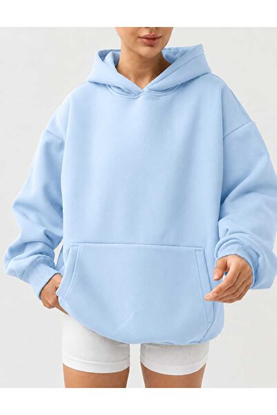 BENROMA 3 Yarn Combed Cotton Hooded Sweatshirt Lr6