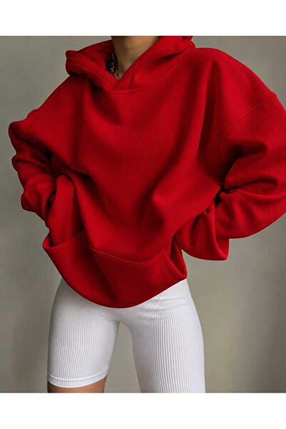 BENROMA 3 Yarn Combed Cotton Hooded Sweatshirt Lr4
