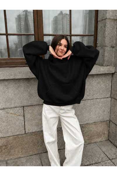 BENROMA 3 Yarn Combed Cotton Hooded Sweatshirt Lq2