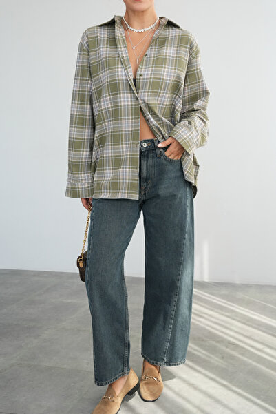 Lupies Women's Plaid Lumberjack Oversize Shirt