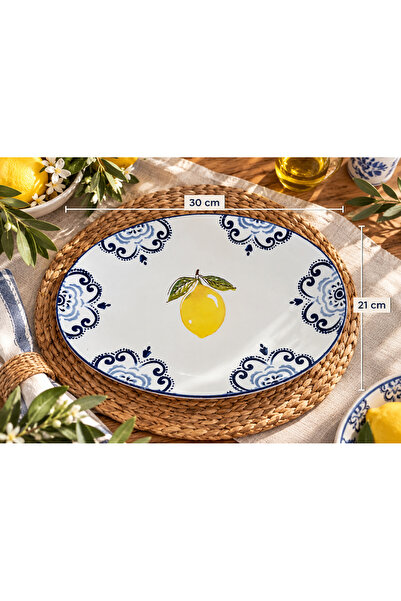 Oval Büyük Servis Tabağı