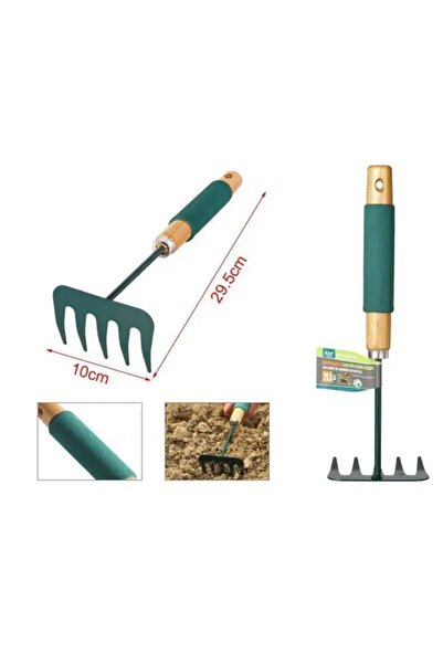 OEM KMT Τσουγκράνα Κήπου Μικρή Χειρός 29.5 cm - Small Hand Garden Rake KMT Tools