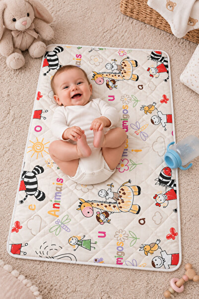 Mislina Home Washable Baby Changing Pad - Liquid-Proof Quilted Care Cover, Co...