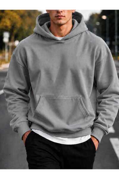 BENROMA 3 Yarn Combed Cotton Hooded Sweatshirt Lr3