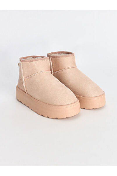 LC Waikiki Vizyon New Season Pink Zipperless Laceless Women's Boots