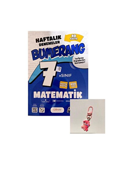 Günay Yayınları BUMERANG 7.SINIF 40 HAFTA DENEME-YENİ BASKI BAĞLAM TEMELLİ+ÇA...