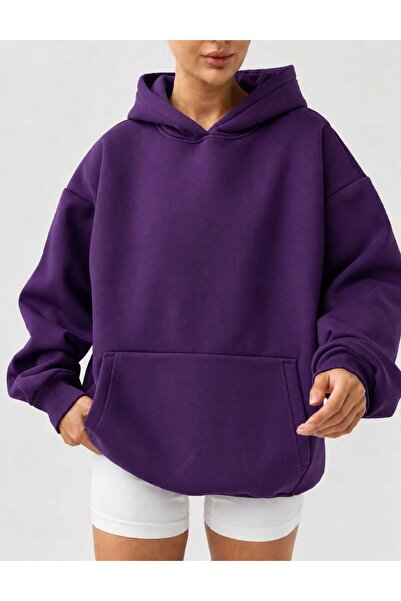 BENROMA 3 Yarn Combed Cotton Hooded Sweatshirt Lr6