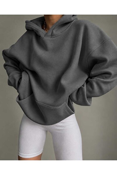 BENROMA 3 Yarn Combed Cotton Hooded Sweatshirt Lr4