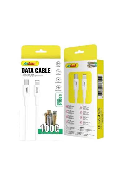 OEM Andowl Καλώδιο δεδομένων Type-c σε Lightning 3Α Q-SJ30 - Data Cable