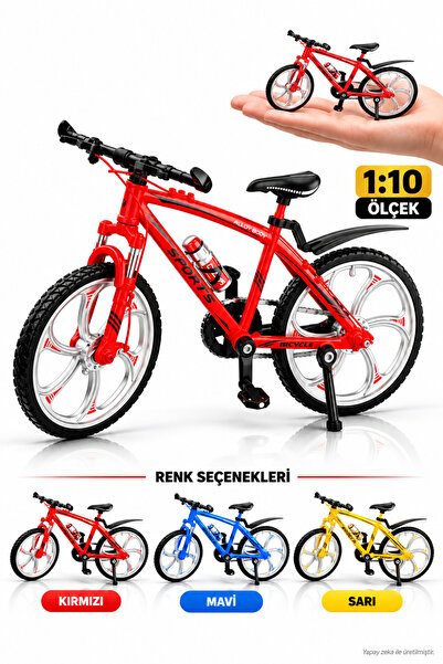 craftivio 1:10 Ölçek Alaşım Gövde Spor Maket Bisiklet - Hareketli Pedallı ve ...